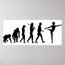 Dancing gifts for ballet and modern dancers print