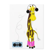 Dancing Giraffe Post Cards