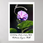 "Dancing Glory" Morning Glory Photography Poster posters