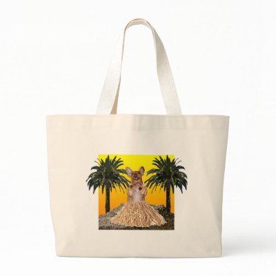 Dancing Hula Dachshund Bag by mikek92349