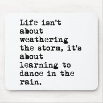 Dancing in the Rain Mouse Pads