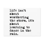 Dancing in the Rain Postcards