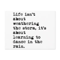 Dancing in the Rain Postcards
