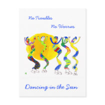 Dancing in the Sun 5 Postcards