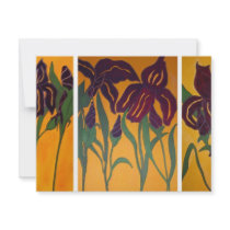 Dancing Iris Invitation