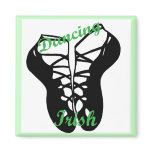 Dancing Irish magnet