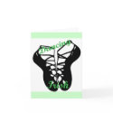 Dancing Irish note card