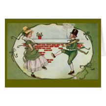 Dancing Leprechauns Vintage St. Patrick's Day Cards