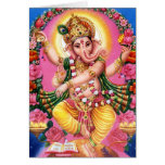 Dancing Lord Ganesha Card