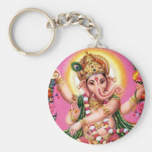 Dancing Lord Ganesha Keychains