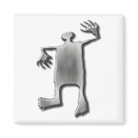 Dancing Man stainless steel Fridge Magnets