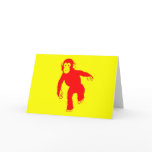 Dancing Monkey Card