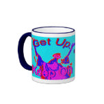 Dancing Mug,blue