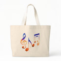 Dancing Music Signs bags