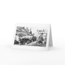 Dancing Nome Alaska 1910 Greeting Card