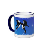 Dancing Orcas Mug