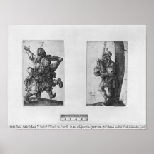 Dancing Peasants and a Bagpipe Player, 1514 Posters