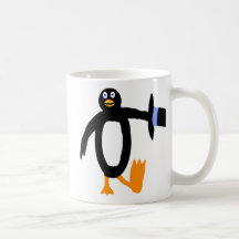 Dancing Penguin Coffee Mugs