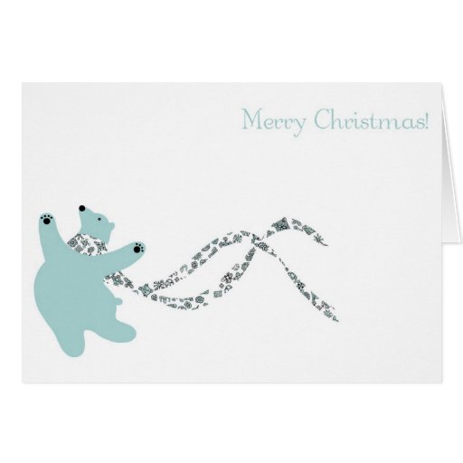 Dancing Polar Bear Cards