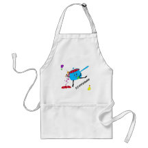 dancing pot with hearts 05 TZIPPORAH Apron