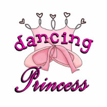 Dancing Princess Ballet Design Photo Cutouts