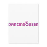 dancing queen icon postcards