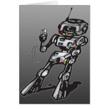 Dancing Robot Cards
