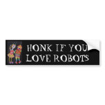 Dancing Robots bumper stickers