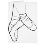 Dancing shoes card