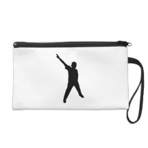 Dancing Silhouette Wristlet