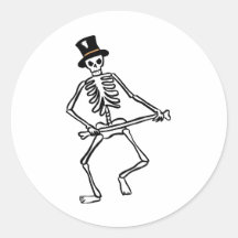 Dancing Skeleton Stickers