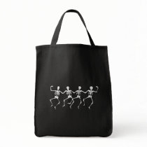 Dancing Skeletons II Canvas Bags
