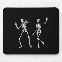 Dancing Skeletons Mouse Pad