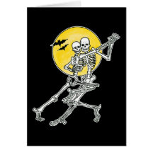 Dancing Skeletons Note Card