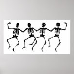 Dancing Skeletons Print