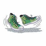 Dancing Sneakers embroidered shirts