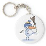 Dancing Snowman Keychain