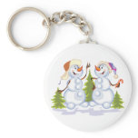 Dancing Snowmen Key Chains