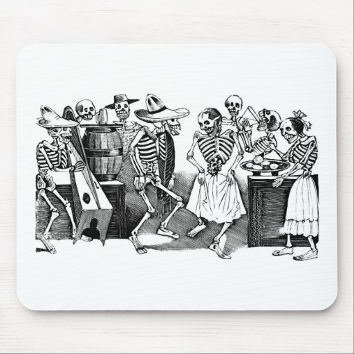 "Dancing the Jarabe in the Other World" Mousepad