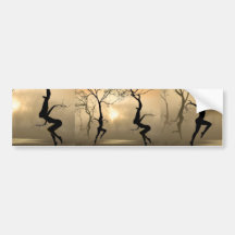 Dancing Trees Bumper Stickers