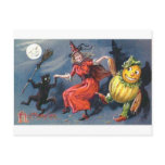 Dancing Witch in Moonlight Postcard