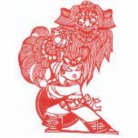 Dancing with lion photo sculptures