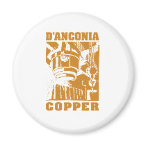 d'Anconia Copper / Copper Logo Refrigerator Magnet