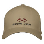 d'Anconia Copper embroidered hats