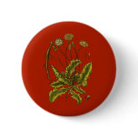 Dandelion Botanical Illustration buttons