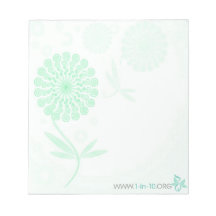 Dandelion & Dragonfly Notepad