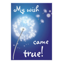 dandelion engagement invitation