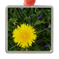 Dandelion flower ornaments