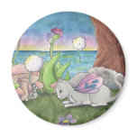 Dandelion Fluff magnets