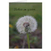 Dandelion Fuzz Mother's Day Card